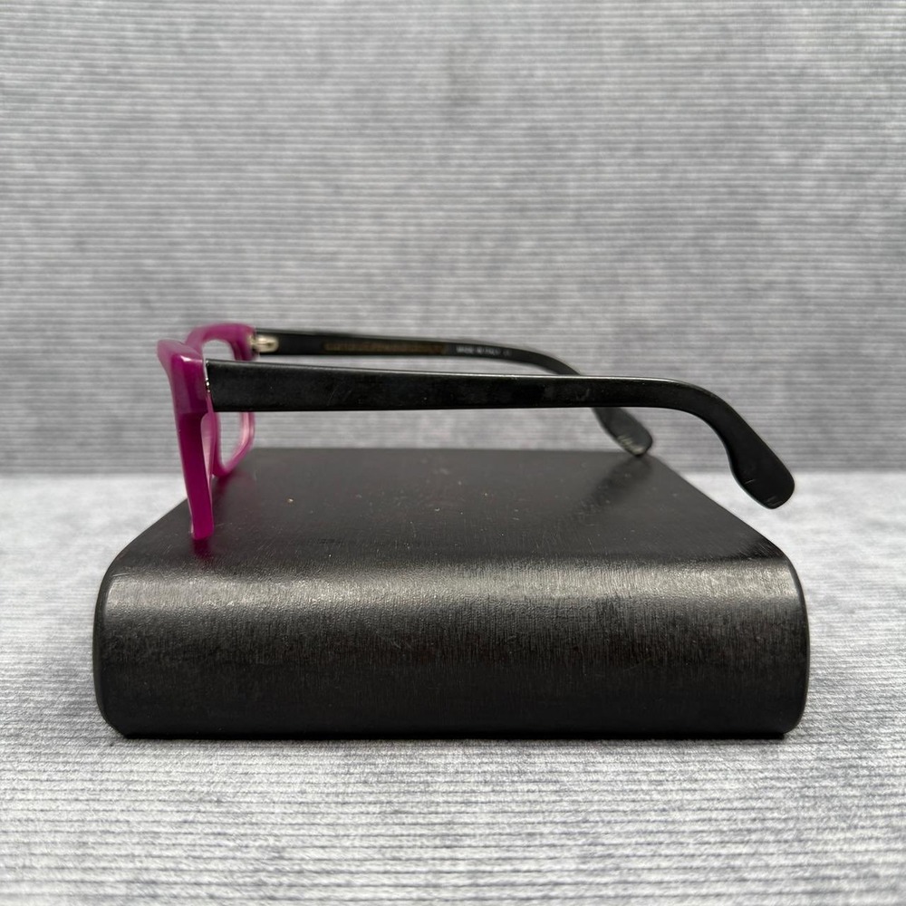 Carraro Eyewear Design 153 Purple Black Rectangular Y2k Frames Italy 55-15-140 - Picture 3 of 14